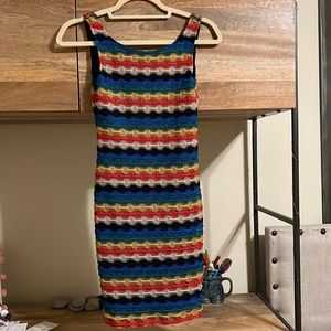 Knit Striped BodyCon Dress